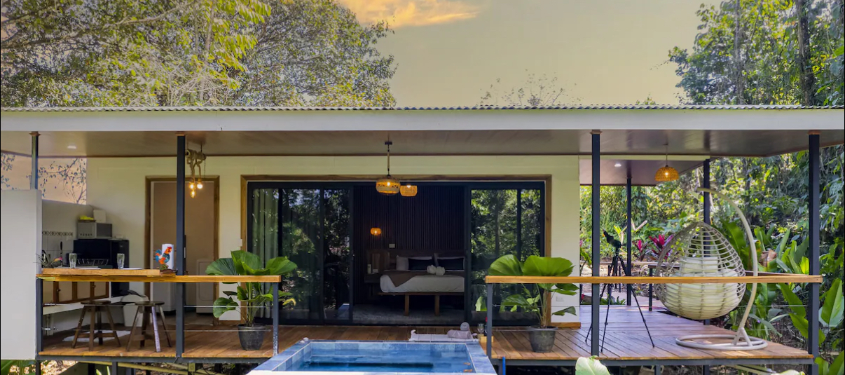 Pure Oxygen Villa with plunge pool surrounded by tropical rainforest